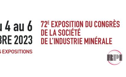 L'ENSEGID participera au 72ème Congrès de la Société de l'Industrie Minérale (SIM)
